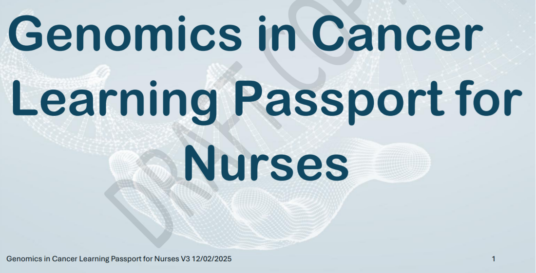 Genomics in Cancer Learning Passport for Nurses.png